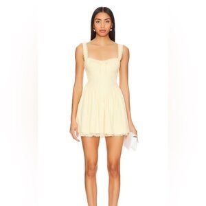 Zia Lace Trim Mini Dress